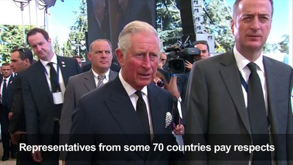 Funeral for Israeli ex-president and Nobel laureate Peres