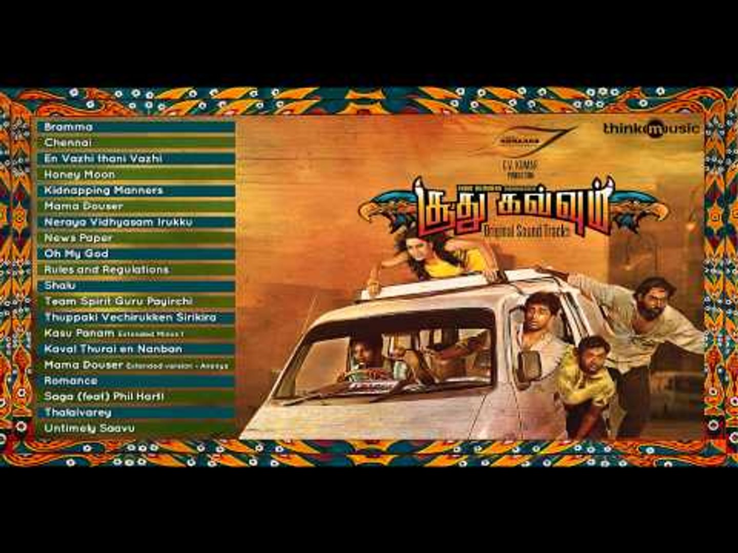 Soodhu Kavvum Original Background Score Jukebox