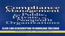[PDF] Compliance Management for Public, Private, or Non-Profit Organizations Popular Colection