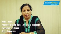 Profile of Mrs Asha - IndianMoney.com Privilege Associate