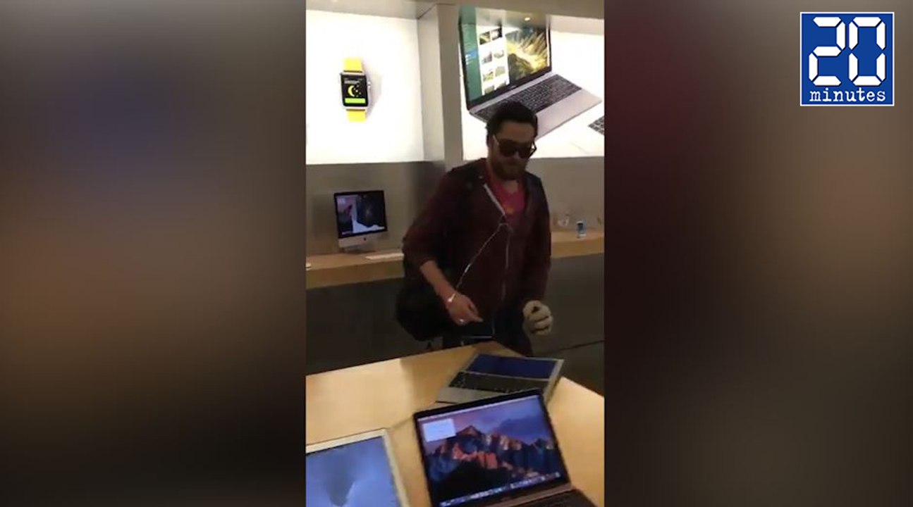 Il saccage un Apple Store avec une boule de pétanque - Le rewind du vendredi 30 septembre 2016.