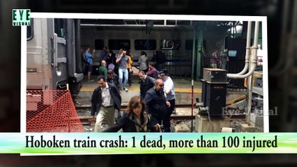 hoboken train crash today 1 dead, more than 100 injured