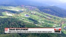 S. Korea's defense ministry announces location for THAAD battery