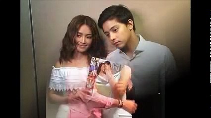 Kathryn Bernardo and Daniel Padilla lovely couple picturial for Barcelona Movie promotion BTS