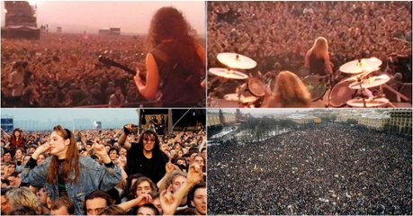Há 25 anos os Metallica tocaram para 1,6 milhões de pessoas na Rússia