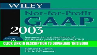 [PDF] Wiley Not-for-Profit GAAP 2003: Interpretation and Application of Generally Accepted