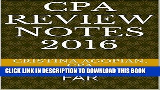 [PDF] CPA Review Notes 2016 - FAR: Financial Accounting and Reporting Full Online