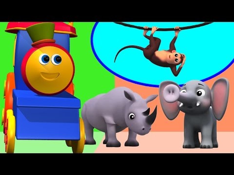 bob o trem animais abc música | bob rima viveiro de trem em português