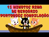 Os três gatinhos   15 minutos rima de berçário português compilação