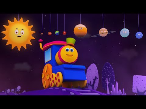 Bob, o Trem – A canção dos Planetas | mais bob as rimas de berçário de trem!