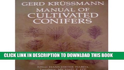 [PDF] Manual of Cultivated Conifers Popular Collection