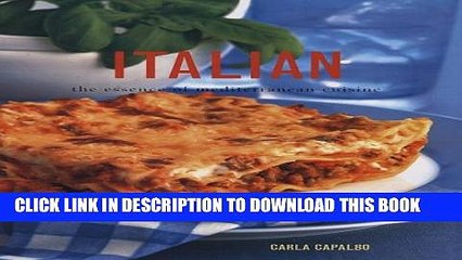 [PDF] Italian: The Essence of Mediterranean Cuisine Full Collection
