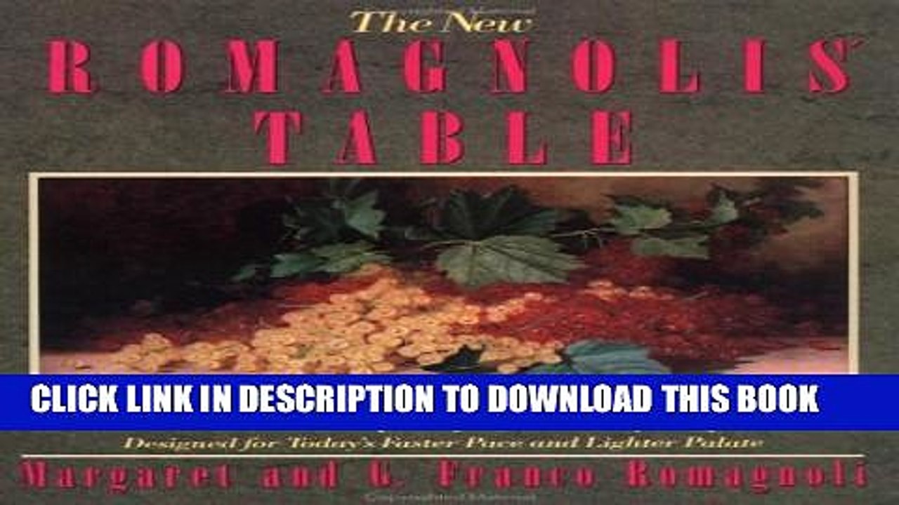 [PDF] The New Romagnolis  Table Popular Collection