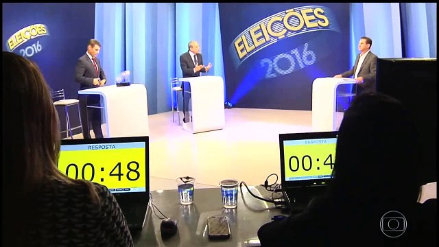 Silvio Barros falta em Debate e é noticia em todo o Brasil (28/10/2016) HD