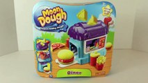 Play Doh vs Moon Dough ★★★ Burgers Diner ★★★ PlayDough McDonalds Fries Dough Food by DisneyCarToys