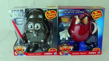 Spiderman vs Darth Vader Mr. Potato Heads Marvel Spider Spud and Star Wars Darth Tater Toys