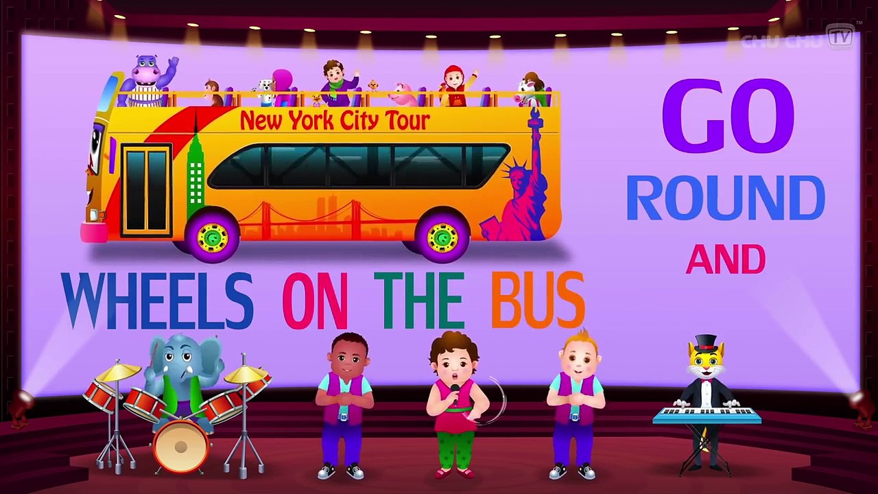 Wheels On The Bus and Many More Nursery Rhymes Karaoke Songs Collection | ChuChu TV Rock n Roll