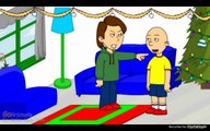 Caillou gets grounded on christmas