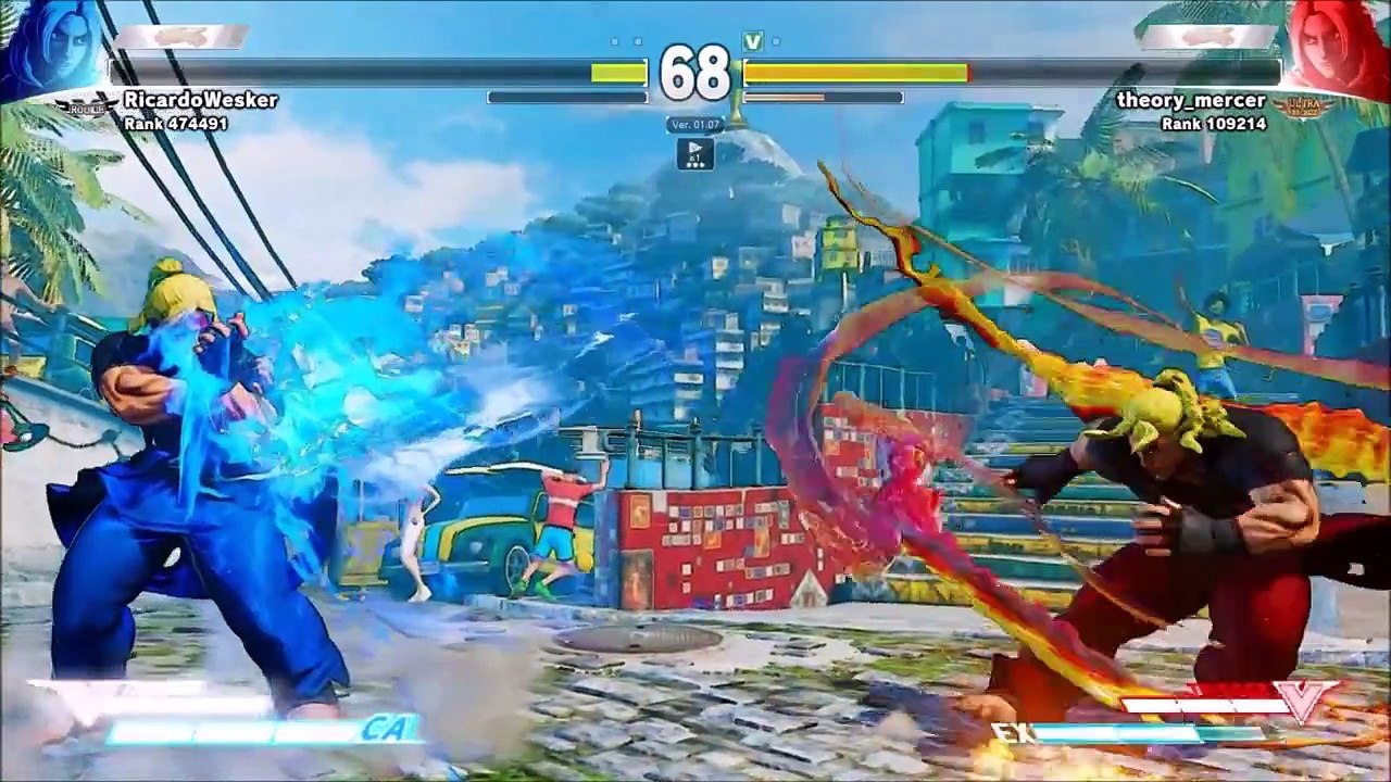 Street Fighter V - Ken Guren Enjinkyaku Counter