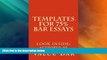 Big Deals  Templates For 75% Bar Essays: Create  the 75% essay even on the fly  Full Read Most