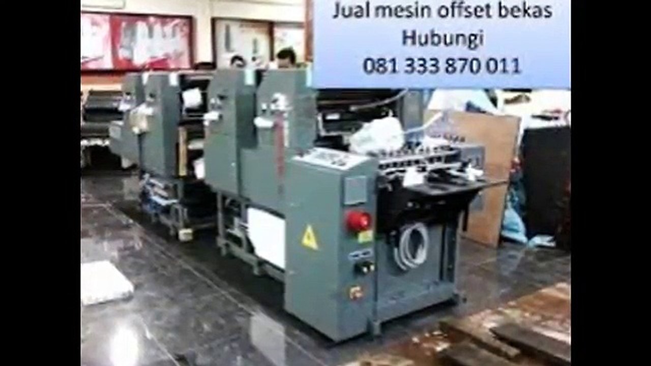 081333870011 Mesin Cetak Offset Bekas Jual Mesin Offset Bekas