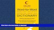 READ THE NEW BOOK Word-for-Word English-Spanish Spanish-English Dictionary (Collins Language)