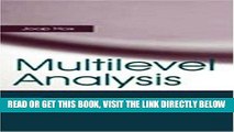 Read Now Multilevel Analysis: Techniques and Applications (Quantitative Methodology Series)