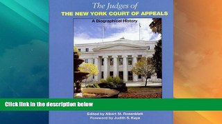 Big Deals  The Judges of the New York Court of Appeals: A Biographical History  Best Seller Books
