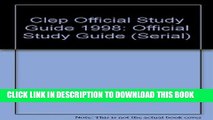 [PDF] Clep Official Study Guide 1998: Official Study Guide (Serial) Full Collection