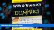 Big Deals  Wills and Trusts Kit For Dummies  Best Seller Books Most Wanted