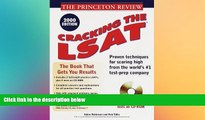 Must Have  Princeton Review: Cracking the LSAT with Sample Tests on CD-ROM, 2000 Edition  READ