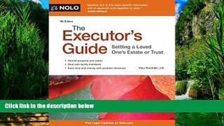 Books to Read  The Executor s Guide: Settling a Loved One s Estate or Trust  Best Seller Books