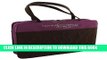 Ebook Purple Micro-Fiber Purse-Style Quilt Stitched Bible / Book Cover - Jeremiah 29:11 (Large)