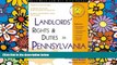 Must Have  Landlords  Rights   Duties in Pennsylvania: With Forms (Self-Help Law Kit with Forms)