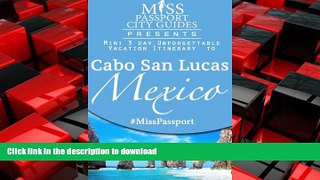 READ THE NEW BOOK Miss Passport City Guides Presents:  Mini 3 day Unforgettable Vacation
