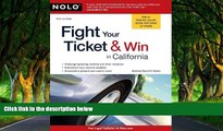 Must Have PDF  Fight Your Ticket   Win in California  Best Seller Books Most Wanted