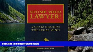 Big Deals  Stump Your Lawyer: A Quiz to Challenge the Legal Mind  Best Seller Books Best Seller