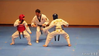 funny taekwondo fight