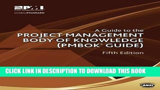 [Ebook] A Guide to the Project Management Body of Knowledge (PMBOKÂ® Guide)â€“Fifth Edition