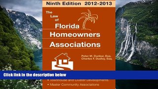 Big Deals  The Law of Florida Homeowners Associations  Full Read Best Seller