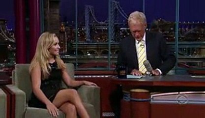 Hayden Panettiere Guests in David Letterman Show 2007.08.20