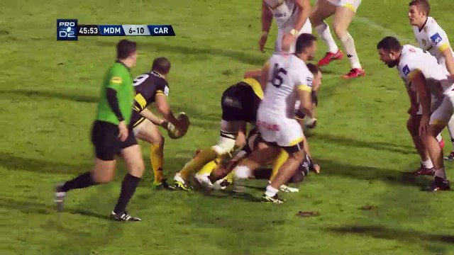 SITE OFFICIEL STADE MONOIS RUGBY - ESSAI 1 N. WAKAYA - SMR vs CARCASSONNE