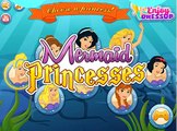 Frozen Mermaids Disney Princesses Elsa and Anna Dress Up Game for Kids and Baby Girls Game HD 2016