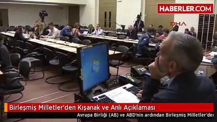 Birleşmiş Milletler'den Kışanak ve Anlı Açıklaması