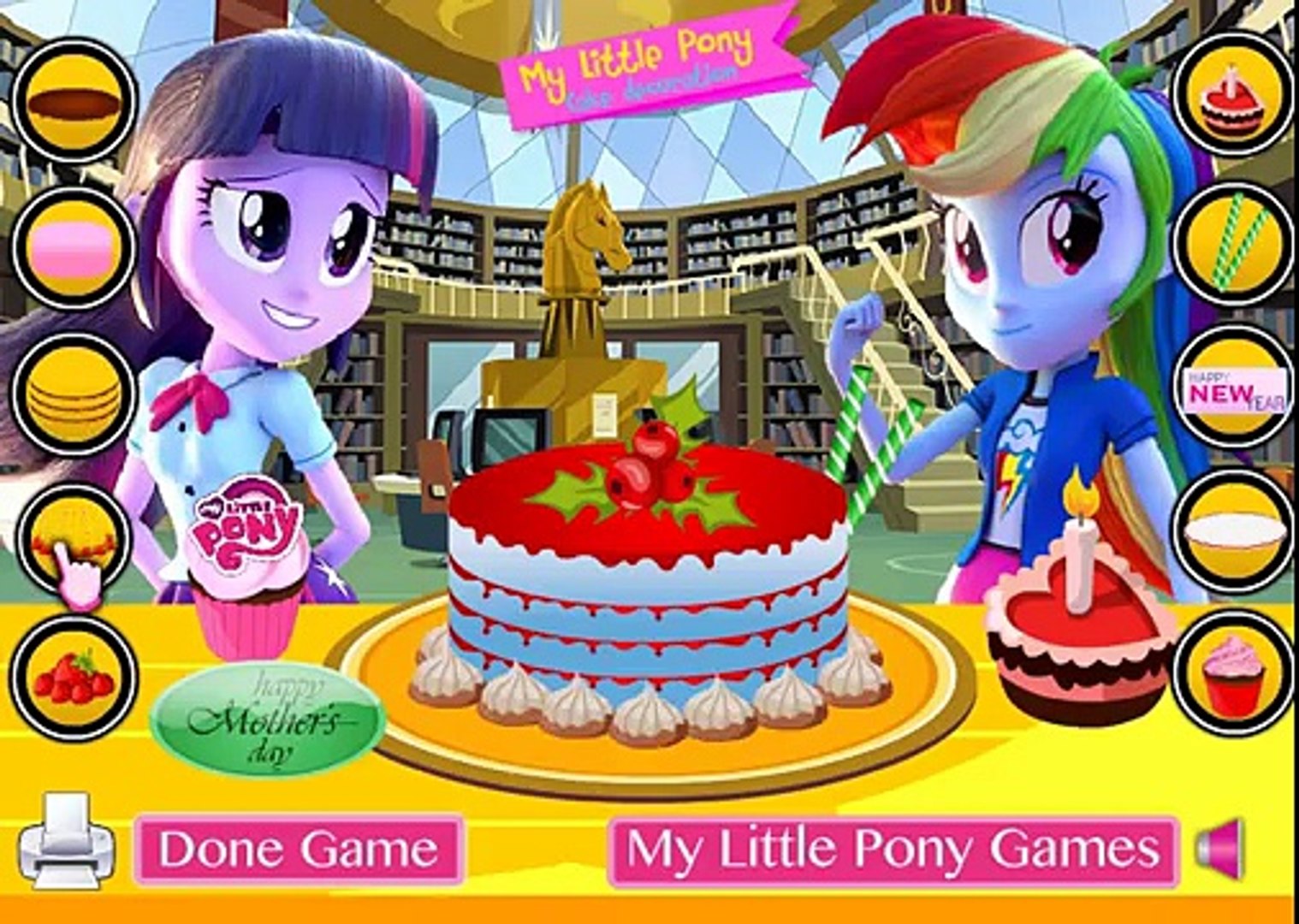 My Little Pony Cake Decoration Games For Little Kids Video