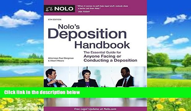 Big Deals Nolo s Deposition Handbook Full Ebooks Most Wanted