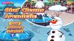 frozen disney games - Olaf Cleans Arendelle - olaf cleaning games For Kids