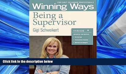 Fresh eBook Being a Supervisor: Winning Ways for Early Childhood Professionals (Winning Ways