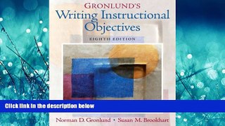 eBook Here Gronlund s Writing Instructional Objectives (8th Edition)