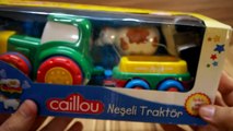 Caillou Traktör Oyuncak Seti | Caillou Playset PBS #2 - Kayu Oyuncakları - Caillou İzle